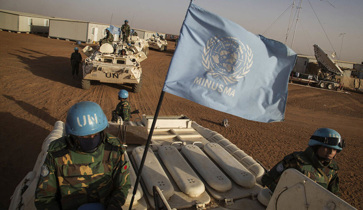 Des troupes de maintien de la paix des Nations Unies